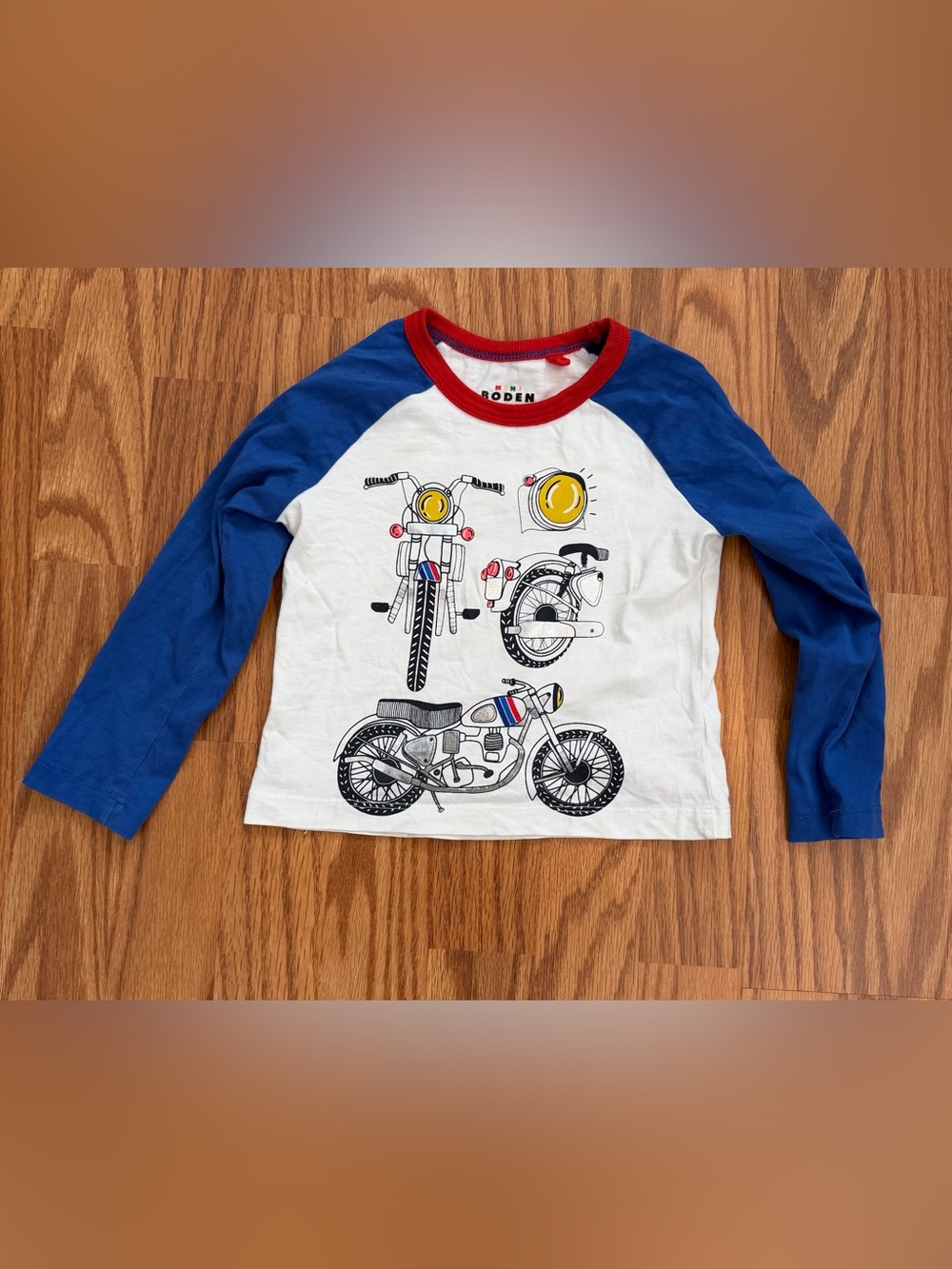 Mini Boden Motorcycle Long sleeve shirt